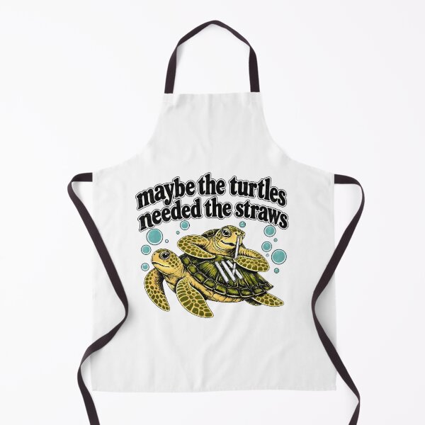 Item preview, Maybe The Turtles Needed The Straws Meme designed and sold by Elakhongthe.