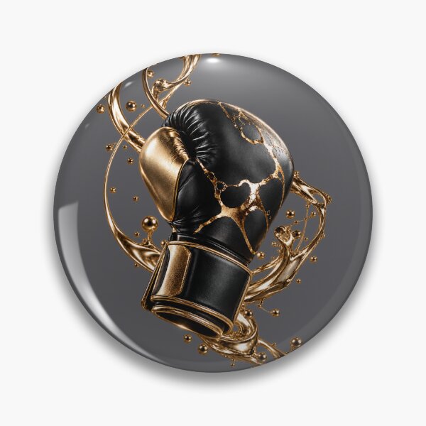 Item preview, Black Boxing Glove with Liquid Gold designed and sold by LiMarchee.