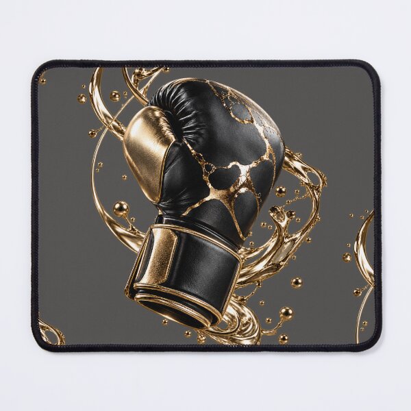 Item preview, Black Boxing Glove with Liquid Gold designed and sold by LiMarchee.