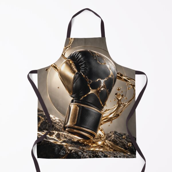 Item preview, Black Boxing Glove with Liquid Gold designed and sold by LiMarchee.