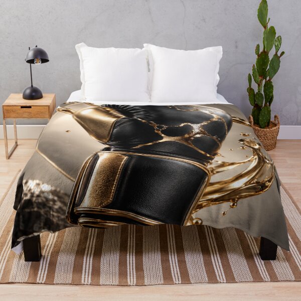 Item preview, Black Boxing Glove with Liquid Gold designed and sold by LiMarchee.