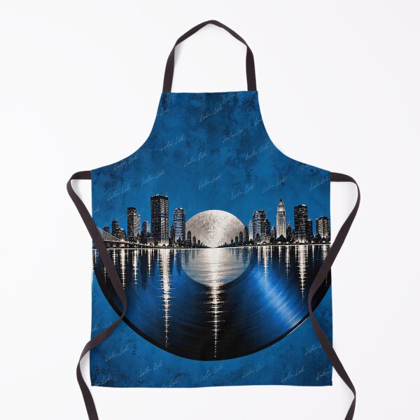 Item preview, Endless Vinyl – Boston in Blue and Silver designed and sold by LuluLeb.