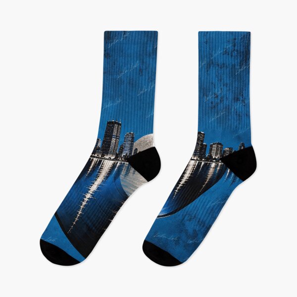 Item preview, Endless Vinyl – Boston in Blue and Silver designed and sold by LuluLeb.