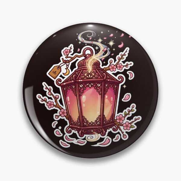 Item preview, Sakura Windswept Petals Lantern designed and sold by LunaGlow Studio.