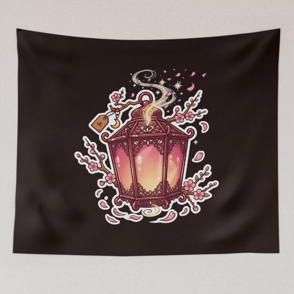 Item preview, Sakura Windswept Petals Lantern designed and sold by LunaGlow Studio.