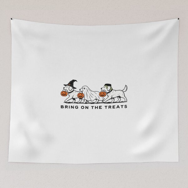 Item preview, Three dogs bring on the treats Halloween  designed and sold by ChezasInspira.