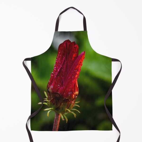 Item preview, Crimson Dewdrops on Flower Bud designed and sold by Twisted Light Images.