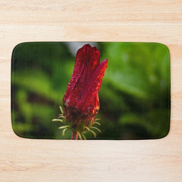 Item preview, Crimson Dewdrops on Flower Bud designed and sold by Twisted Light Images.