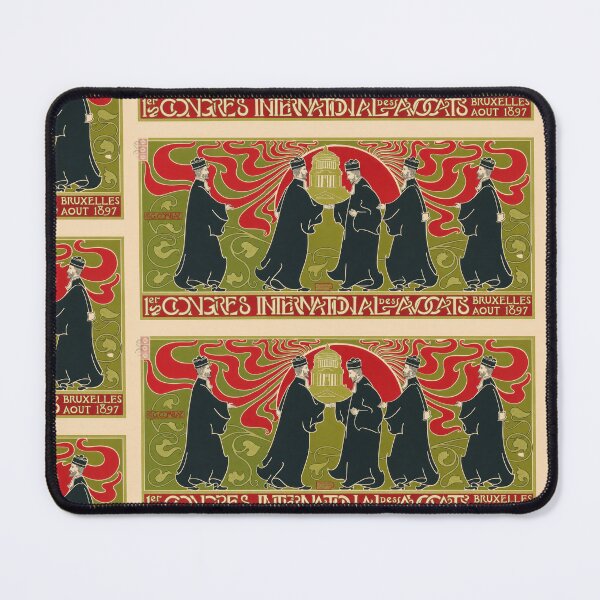 Item preview, Brussels Lawyers Congress Belgian Nouveau 1897 designed and sold by artofuniverse.