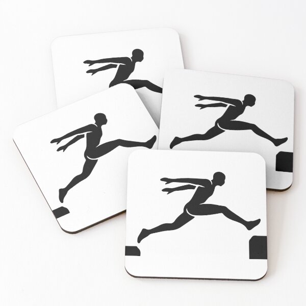 Item preview, Pole Vault Athlete Black Silhouette Minimalist Sport Design designed and sold by mouradmoro.