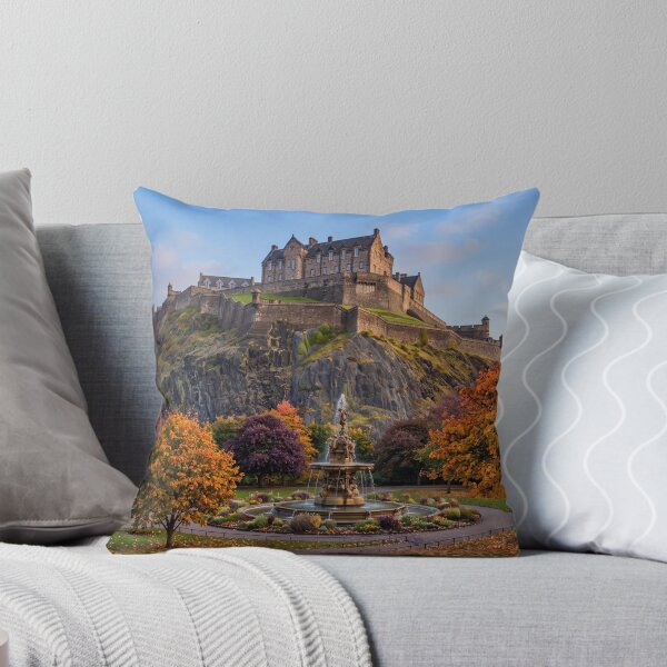 Item preview, Autumn at Edinburgh Castle & Ross Fountain designed and sold by ArtworkNorth.