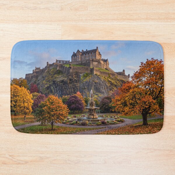 Item preview, Autumn at Edinburgh Castle & Ross Fountain designed and sold by ArtworkNorth.