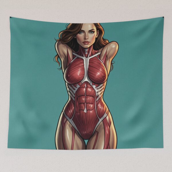 Item preview, Pop Art Muscular Anatomy designed and sold by RAISC.
