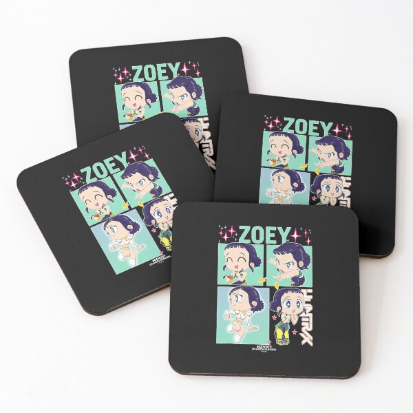 Item preview, Zoey K-Pop Demon Hunters Chibi Character Collage designed and sold by nryum.