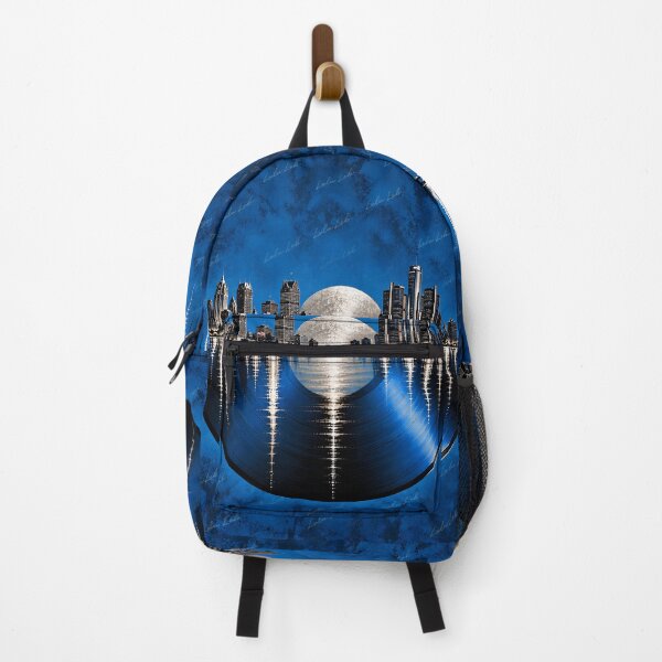 Item preview, Endless Vinyl – Detroit Michigan in Blue and Silver designed and sold by LuluLeb.