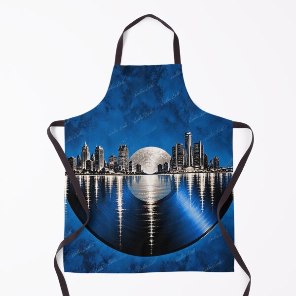 Item preview, Endless Vinyl – Detroit Michigan in Blue and Silver designed and sold by LuluLeb.