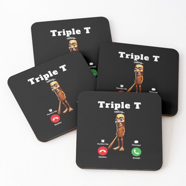 Item preview, Tung Tung Tung Sahur Triple T Calling Meme designed and sold by nryum.