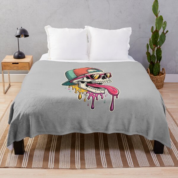 Item preview, Rebel Skate Skull – Urban Attitude & Dripping Psychedelic Style    designed and sold by UNICREART.