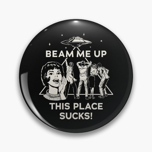 Item preview, Beam Me Up This Place Sucks Stranger Things Retro Sci Fi designed and sold by khdmalakarak.