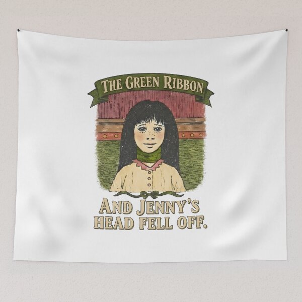 Item preview, The Green Ribbon Jenny's Head Tee designed and sold by Elakhongthe.