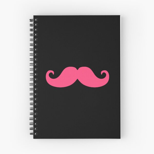 Item preview, Pink Mustache Funny Hipster Handlebar Facial Hair designed and sold by khdmalakarak.