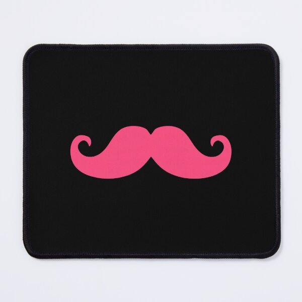 Item preview, Pink Mustache Funny Hipster Handlebar Facial Hair designed and sold by khdmalakarak.