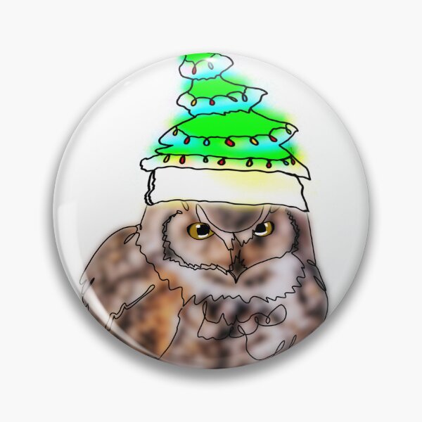 Item preview, Gary the Grumpy Owl Wearing tree Hat – animalzinhats designed and sold by Ashley’sAnimalz.