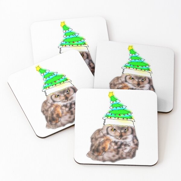 Item preview, Gary the Grumpy Owl Wearing tree Hat – animalzinhats designed and sold by Ashley’sAnimalz.