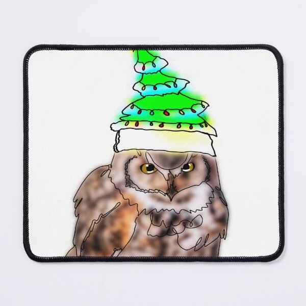 Item preview, Gary the Grumpy Owl Wearing tree Hat – animalzinhats designed and sold by Ashley’sAnimalz.
