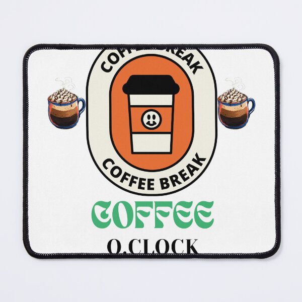 Item preview, Coffee O'clock - Funny Coffee Time Quote designed and sold by walbayzon.