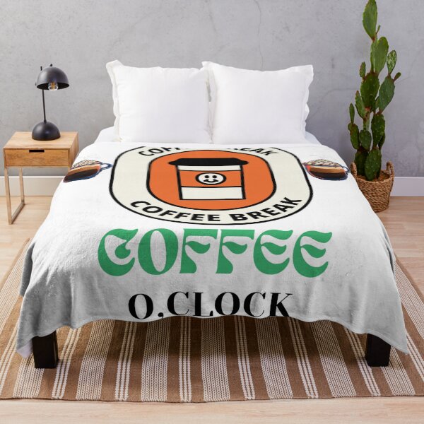 Item preview, Coffee O'clock - Funny Coffee Time Quote designed and sold by walbayzon.
