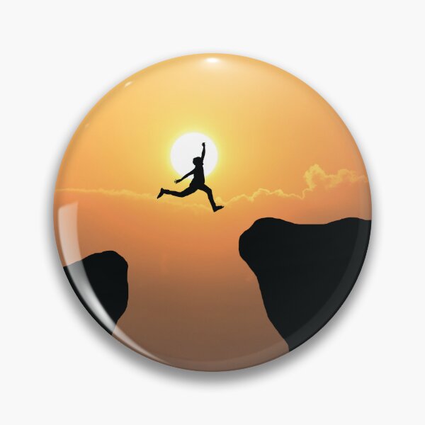 Item preview, Inspirational Leap of Faith Success Motivation Art designed and sold by Minem39.