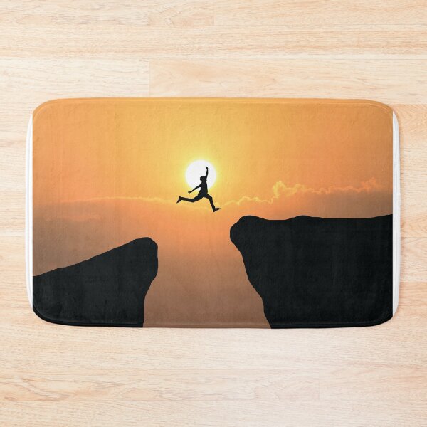 Item preview, Inspirational Leap of Faith Success Motivation Art designed and sold by Minem39.