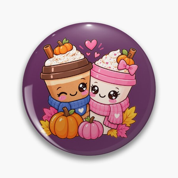 Item preview, Cute Coffee Couple Kawaii Fall Boyfriend Girlfriend Autumn Love designed and sold by WalkWithMimi.