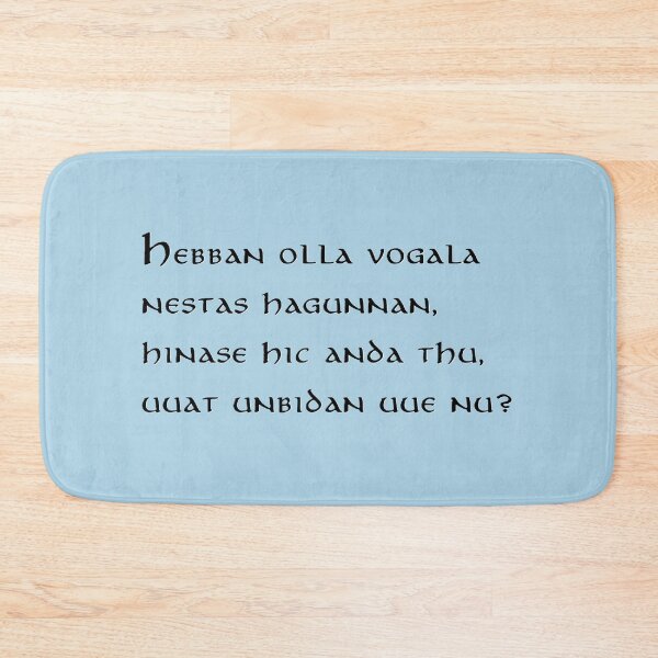 Item preview, Hebban olla vogala designed and sold by SannrHuninc.