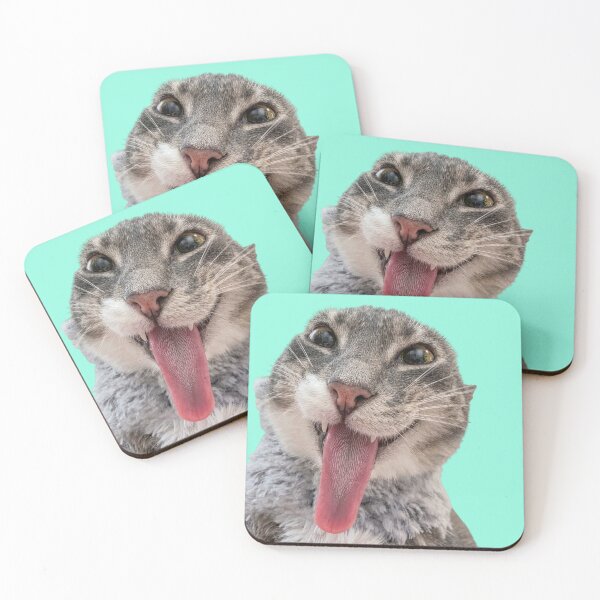 Item preview, Tongue out cat designed and sold by Chonk Borris.