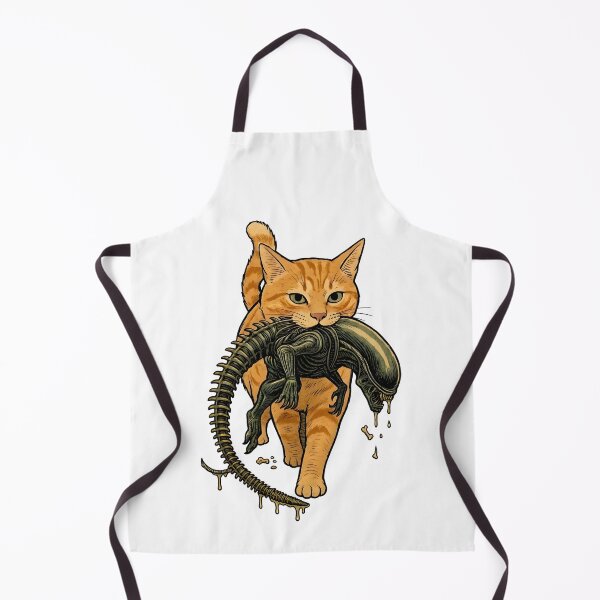 Item preview, Cat Carrying Alien Funny Sci-Fi Cat designed and sold by Elakhongthe.