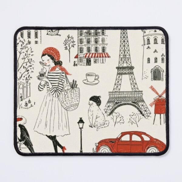 Item preview, Beret-ly Surviving the Towering Espresso Anxiety of a Bird Watching a Vintage Coupe designed and sold by Print Fiction.