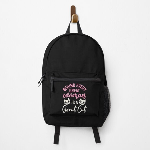 Item preview, Behind Every Great Woman is a Great Cat designed and sold by jaygo.