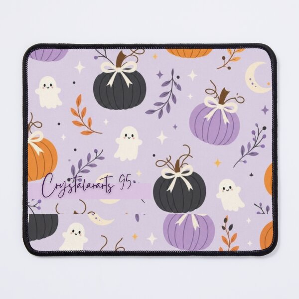 Item preview, Cute Spooky Halloween Pumpkin Seamless Pattern designed and sold by crystalar95.
