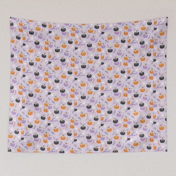 Item preview,  ​Cute Spooky Halloween Pumpkin Seamless Pattern designed and sold by crystalar95.