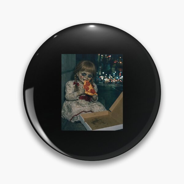 Item preview, Halloween Eat Pizza Anna.Belle Inspired Eating Pepperoni Pizza Night Street Meme designed and sold by ChezasInspira.