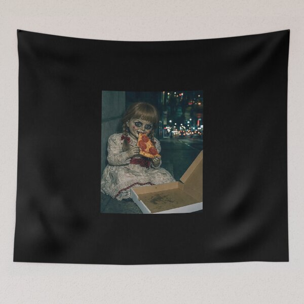 Item preview, Halloween Eat Pizza Anna.Belle Inspired Eating Pepperoni Pizza Night Street Meme designed and sold by ChezasInspira.
