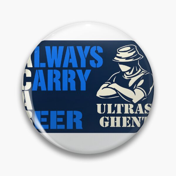 Artikelvorschau, Immer ein Bier dabeihaben – Gent-Fans entworfen und verkauft von canvasriddle.