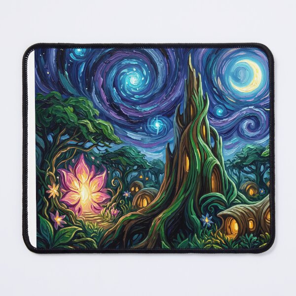 Item preview, Krakoa Starry Night Comic Landscape designed and sold by Bad-Decisions-Designs.
