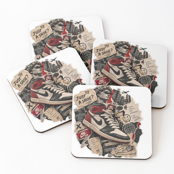 Item preview, Vintage Sneaker Story Urban Streetwear Aesthetic Collage Sticker designed and sold by PRIME4YOU.
