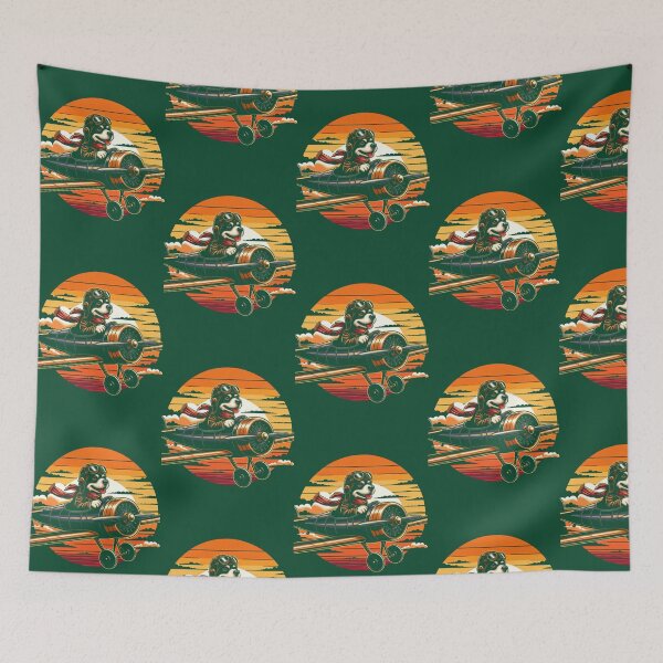 Item preview, pilot dog ,sunset designed and sold by NourishingShop.
