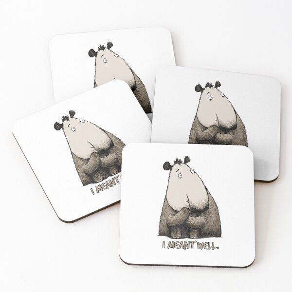 Item preview, I Meant Well | Funny Tapir Character designed and sold by FMproject.