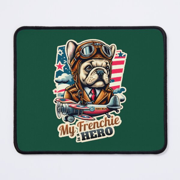 Item preview, Pilot French bulldog (1) designed and sold by NourishingShop.