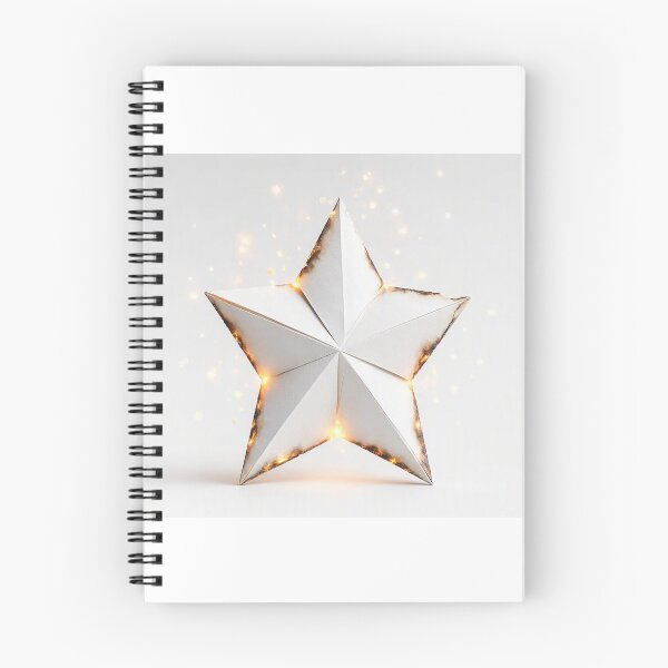 Item preview, Burning Origami Star with Golden Glow designed and sold by Wonderful Designs.